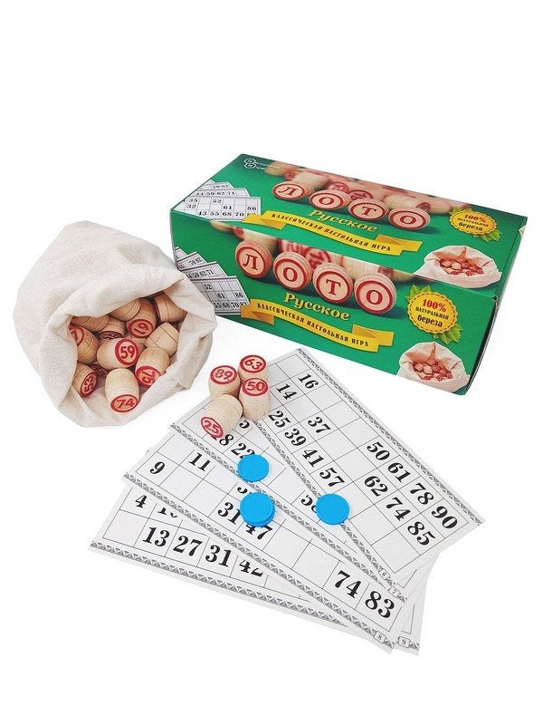 Loto russe en carton (зеленая кор.) art.8056 /15