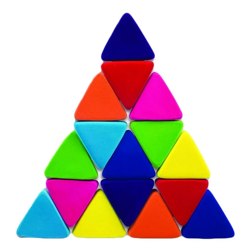 Rubbabou. 20263 Figurine géométrique "Треугольники" avec couverture, 16 jours.