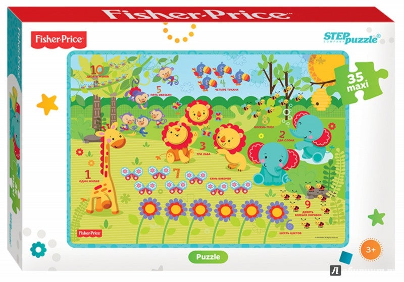 91224 Мозаика "puzzle" 35 MAXI "Fisher Price"