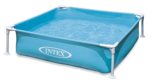 Intex. Бассейн каркасный "Mini Frame" 122х122х30см, голубой, с 2-х лет арт.57173NP