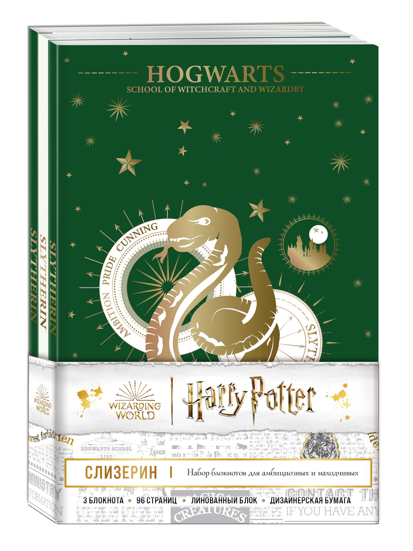 Комплект. Факультет Слизерин. Blocs pour l'ambiance et l'environnement (3 dans le complexe)