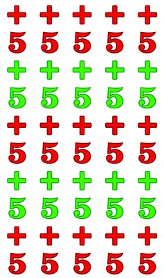 НМ-8110 Autocollant pour la sécurité. 5+ - Pièces et accessoires pour votre propre téléphone (50 pièces par liste)