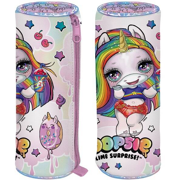 Пенал-тубус Poopsie на молнии 6 х 21 х 6