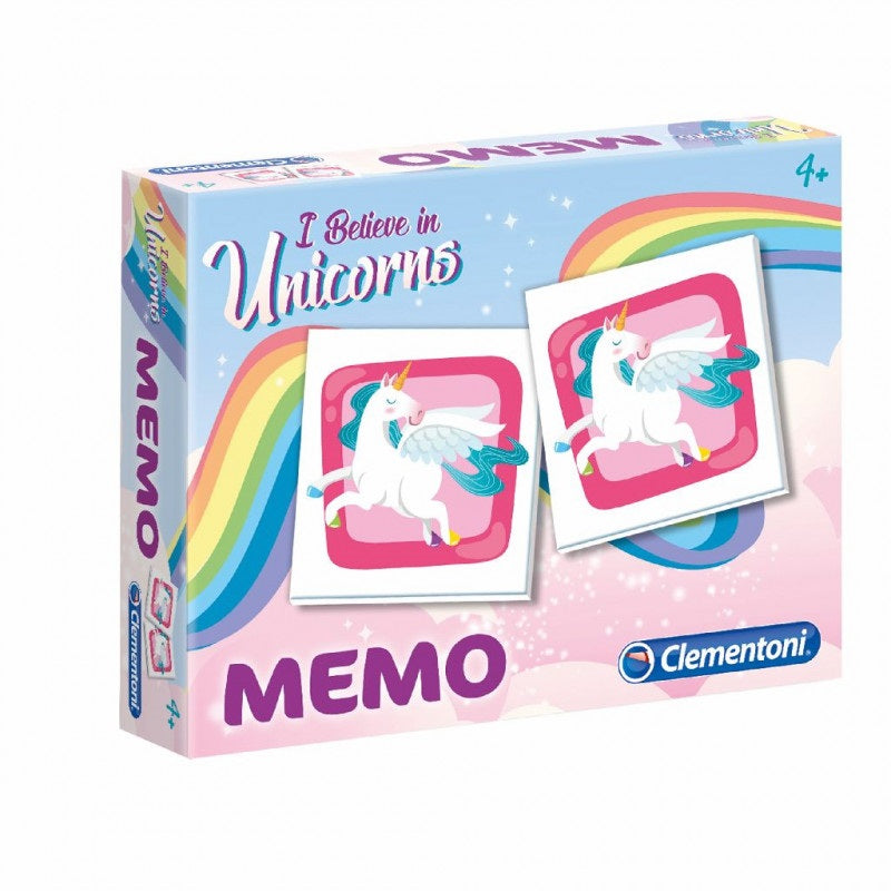 Clémentoni. Hast. Jeu "Мемо Pocket Unicorn" (Единорог) art.18032