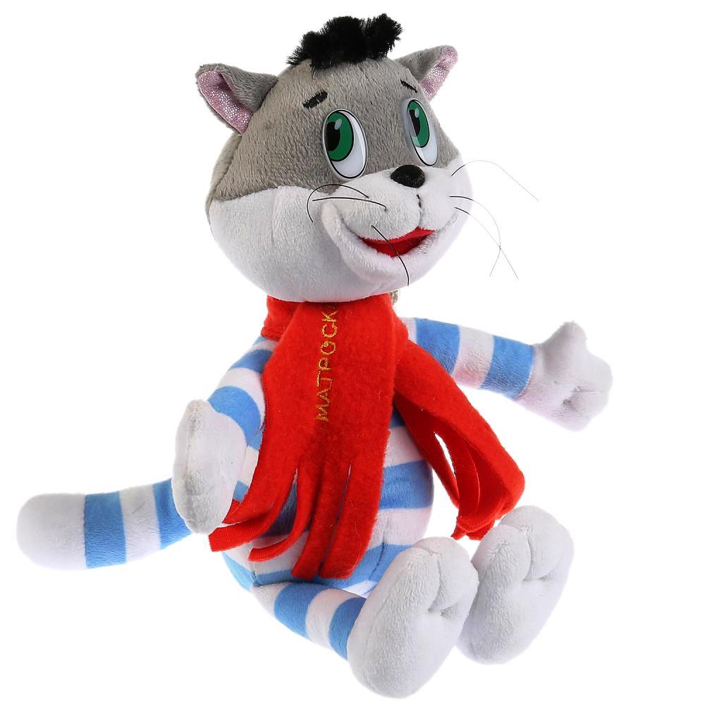 V62523-18 Игрушка мягкая Союзмультфильм кот матроскин, 18см, муз. чип, в пак. Мульти-пульти в кор.24