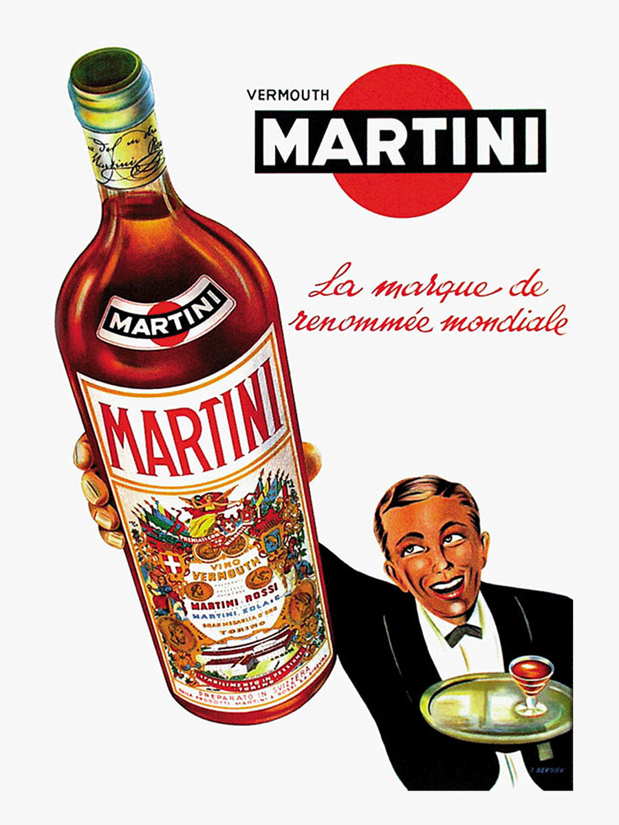 VOGUE. Мартини Россо. Серия плакатов. Формат А4.