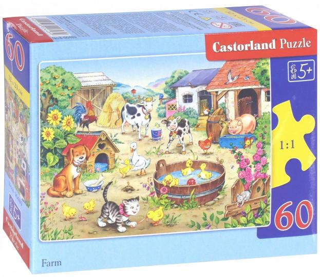 Castorland. Пазл 60 MIDI арт.B-06489 "Ферма"
