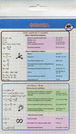 Физика Шпаргалка