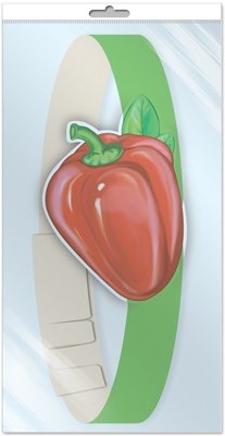*МА-10451 Маска-ободок. Перец (в инд. уп. с европодвесом и клеевым клапаном)