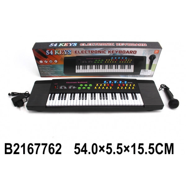 Электроорган (220v/ на бат.) с микрофоном, usb провод 5438A в кор. в кор.36шт