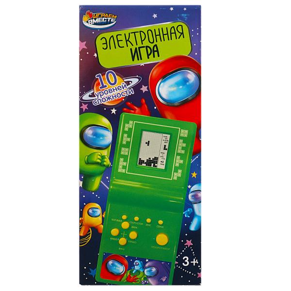 Электронная логическая игра кор.7*14,5*2см ИГРАЕМ ВМЕСТЕ в кор.2*144шт
