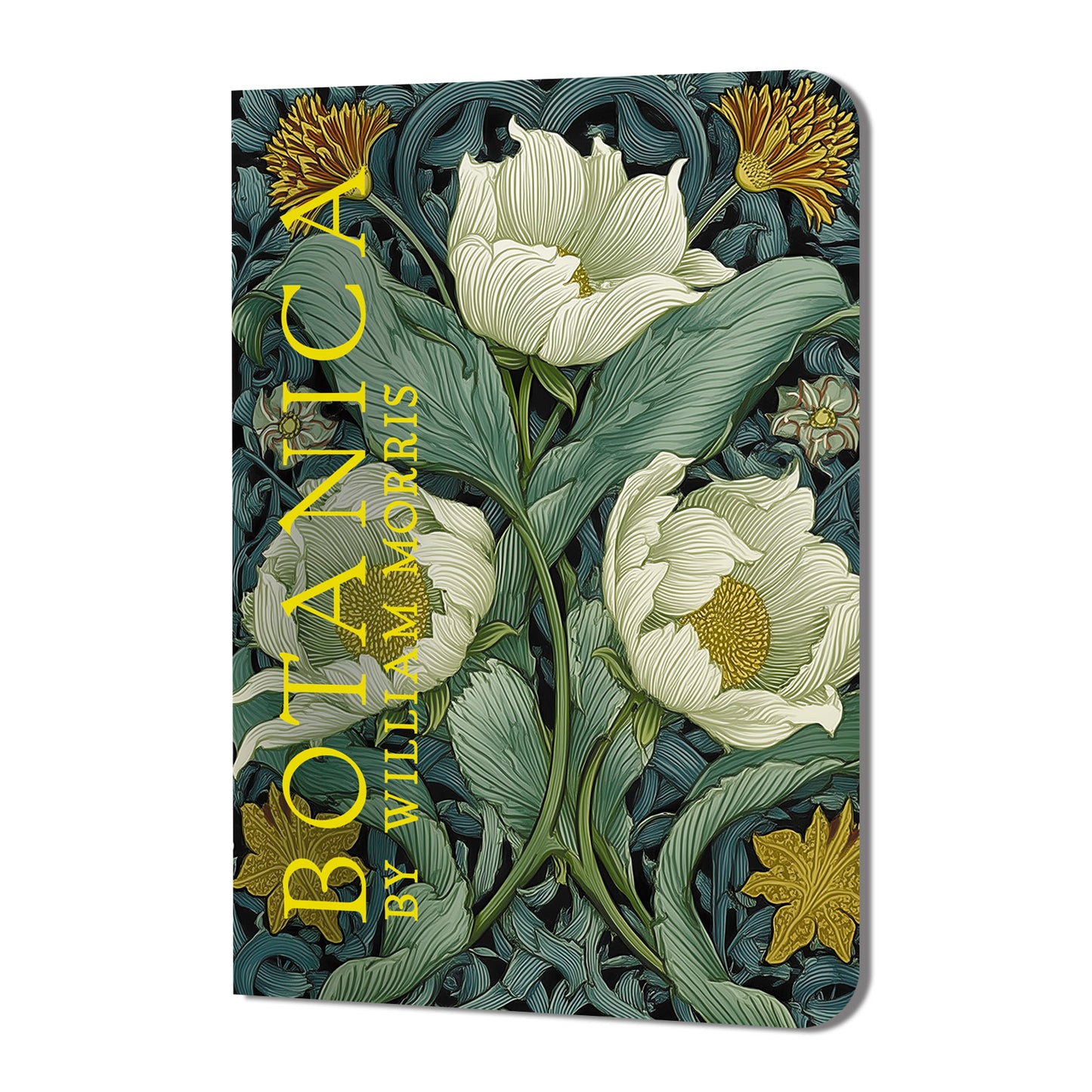 Блокнот BOTANICA by William Morris (белые цветы)
