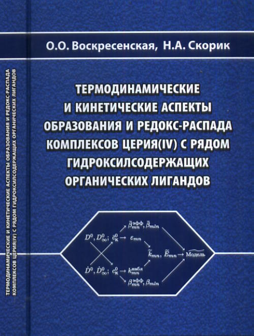 Термодинамические и кинетические аспекты образования и редокс-распада комплексов церия(IV) с рядом гидроксилсодержащих органических лигандов