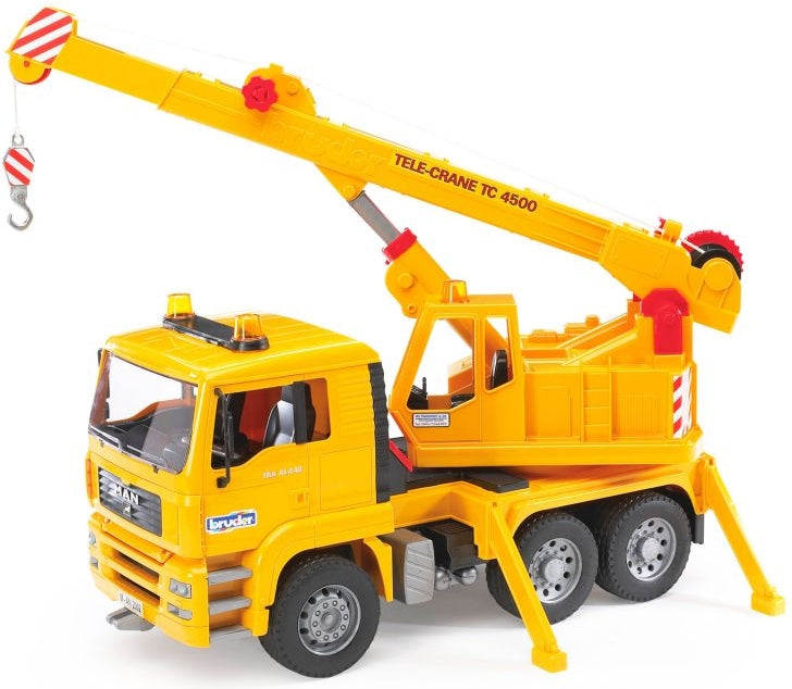 Bruder 02754 "Автокран MAN" (подходит модуль со звуком и светом "H") (фикс. цена)