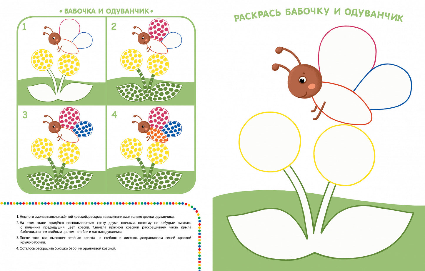 Рисуем пальчиками (3-4 ans)