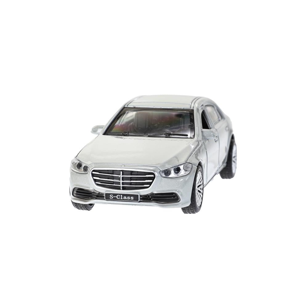 Машина металл MERCEDES-BENZ classe s v223 12см,дв,багаж,инер,серебристый,кор. Parc technologique dans le cor.2*36шт