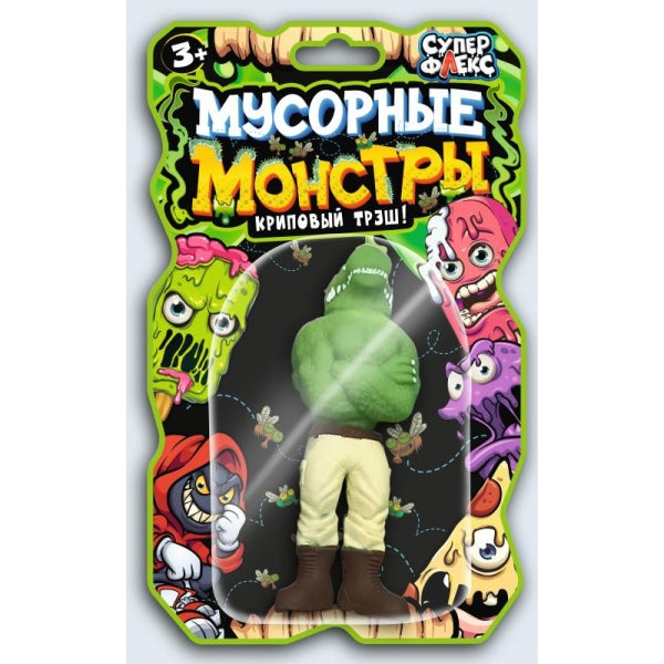 Jeu de musique monstre, blister Super Flex en cor.3*12 pouces