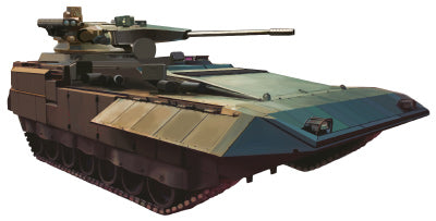 М-15658 Figurine en forme de Vырубная. La technologie actuelle. Т-15 Armata. Двухсторонняя.