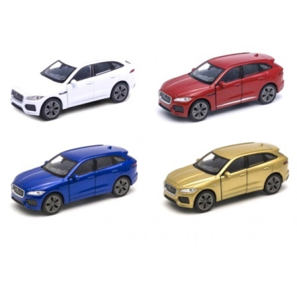 Машина металл 4.75" jaguar f-pace инерц. открыв. двери в дисплее уп-12шт в кор.2*6уп