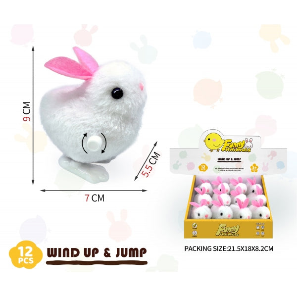 Игрушка заводная зайчик KW819 в дисплее уп-12шт в кор.2*40уп