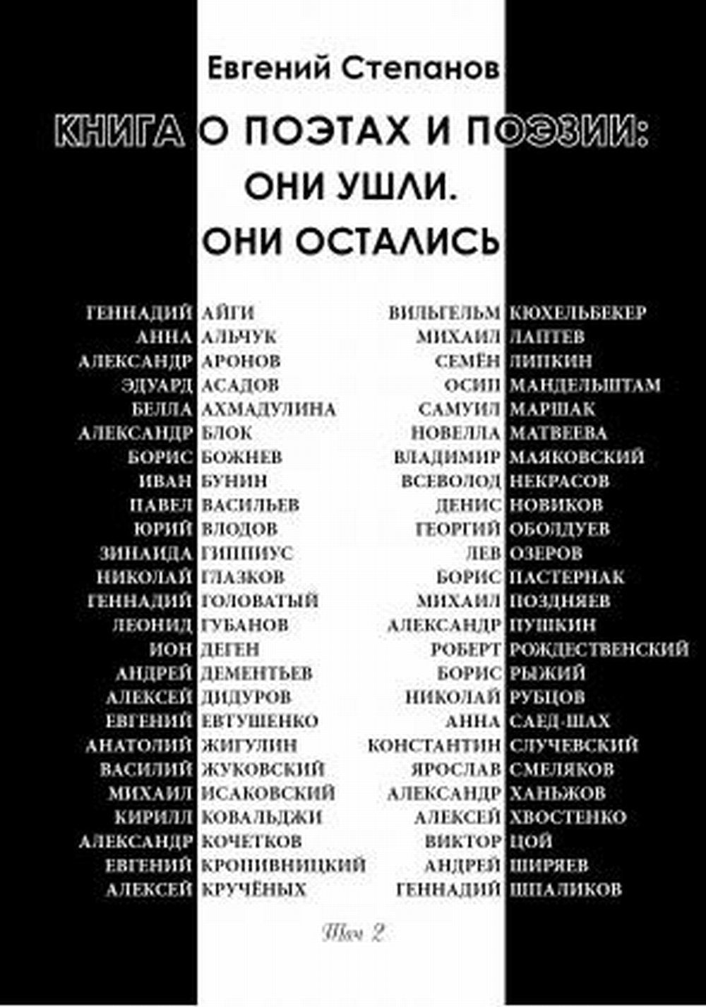 Книга о поэтах и поэзии: Они ушли. Они остались. Т. 2.