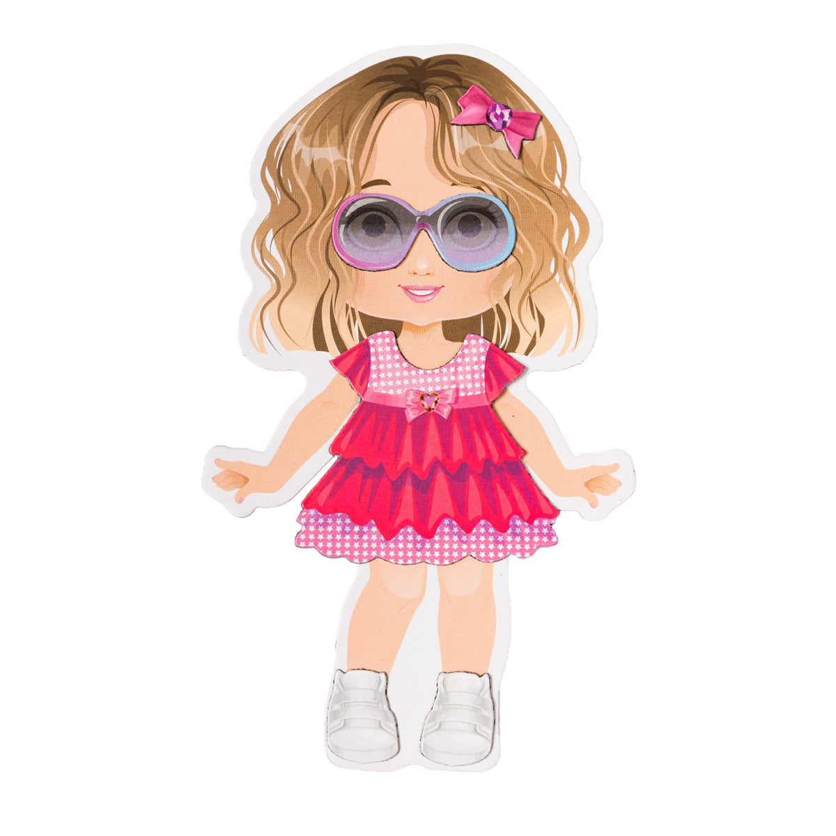 Игра магнитная "Одевашки. Модная девчонка. Ксюша". Серия Магнитные истории (европодвес, 2х8шт) арт.0