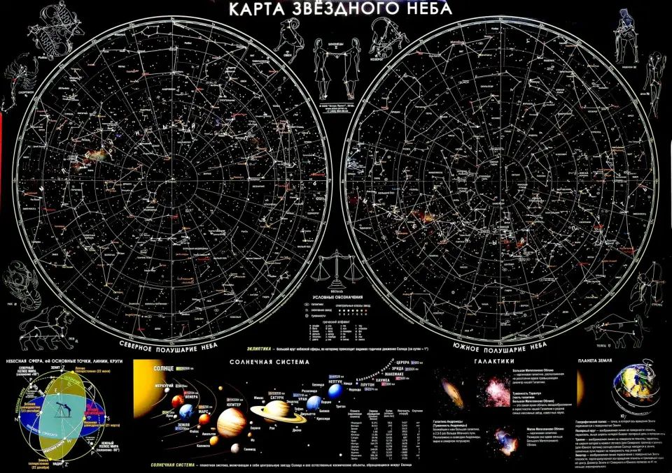 Carte de "Carte Звездного неба"