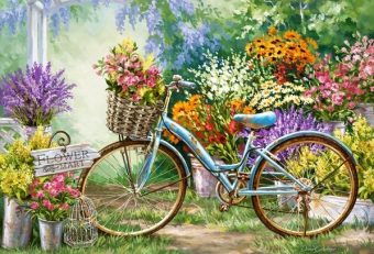 Castorland. Пазл 1000 арт.C-103898 "Цветочный рынок"