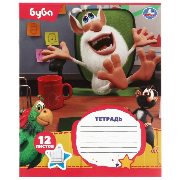 Тетрадь, БУБА 12 listes, clé, diz1 Умка в кор.240шт