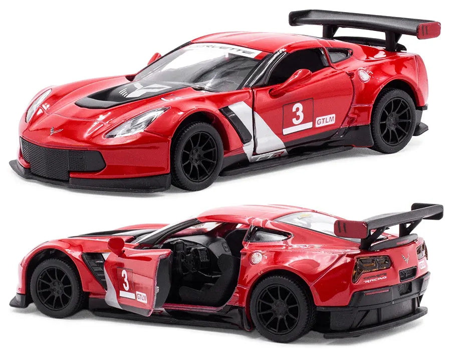 Kinsmart. Модель арт.КТ5397/3 "Corvette C7. R Race Car 2016" 1:36 (красная) инерц.