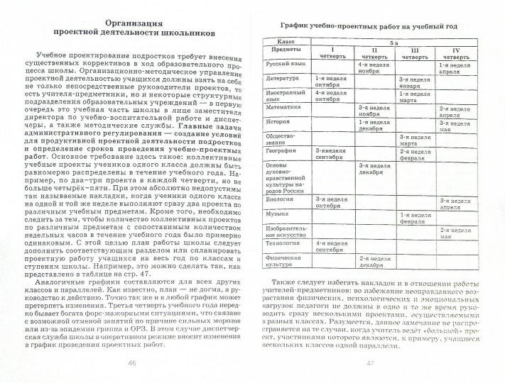 Янушевский. Методика и организация проектной деятельности в школе. 5-9 классы. Методическое пос. для учителей и руководител. школ
