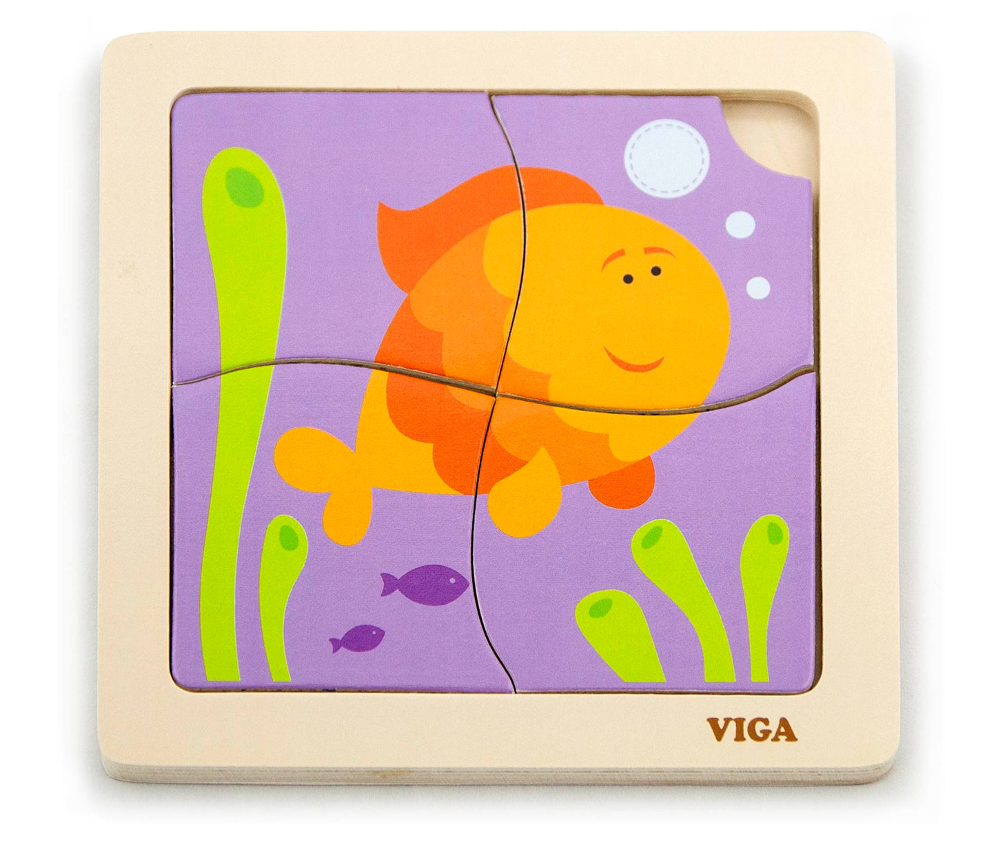 VIGA. Пазл "Рыбка"(дерево) арт.50144