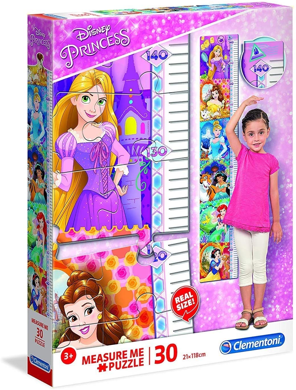 Clémentoni. Пазл 30 art.20328 "Измерь меня. Disney Princesses" /6