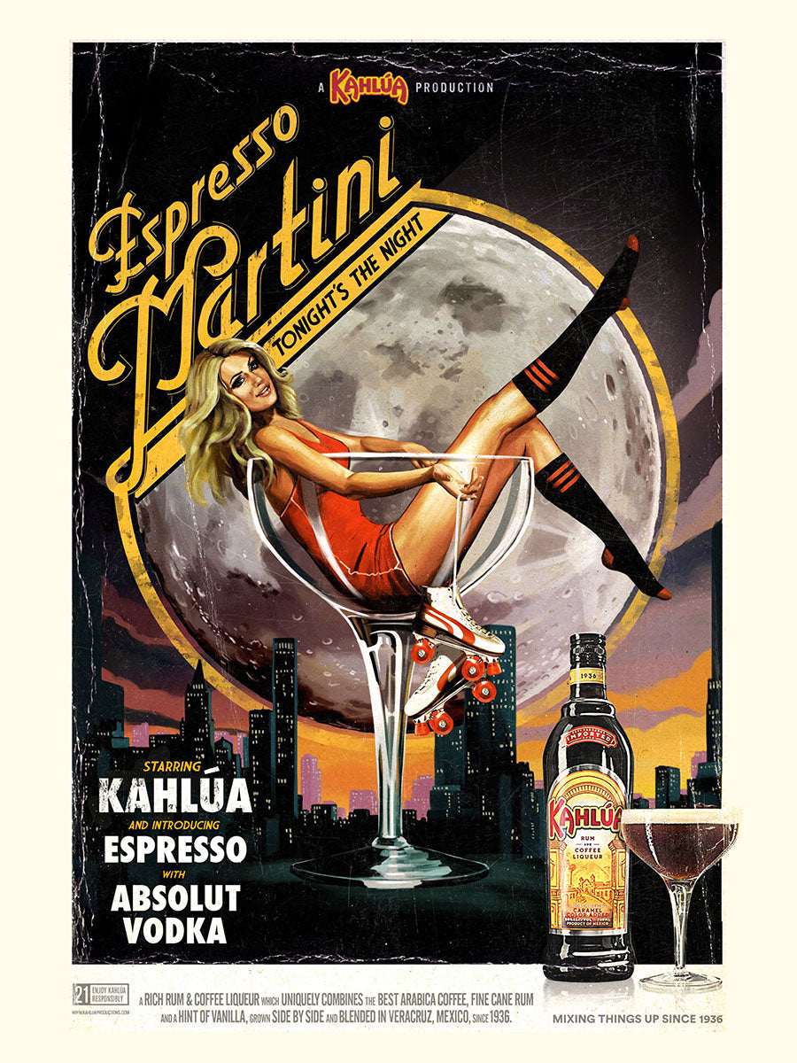 VOGUE. Калуа. Серия плакатов. Формат А4.