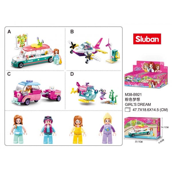 Constructeur en plastique. transport+figurines en cor. в дисплее (русс. уп.) уп-8шт в кор.8уп
