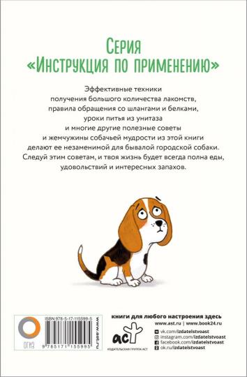 Собака. Instructions pour la tenue vestimentaire et la maison