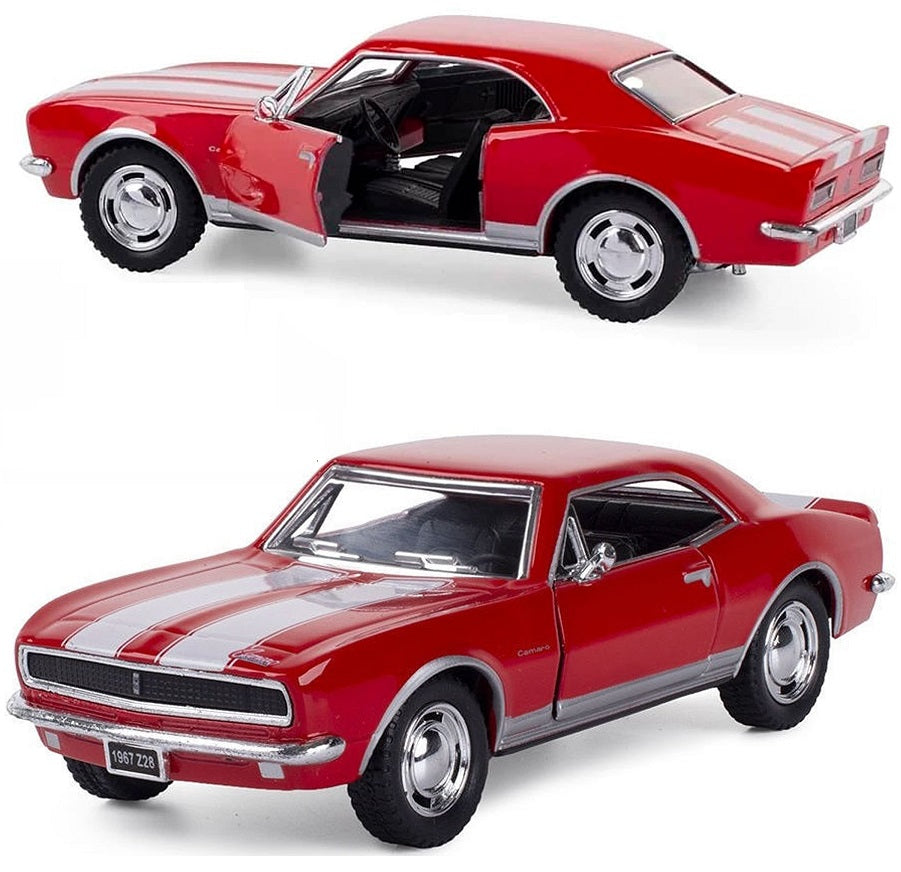 Kinsmart. Модель арт.KT5341W/2 "Chevrolet Camaro Z/28 1967" 1:37 (красная) инерц.