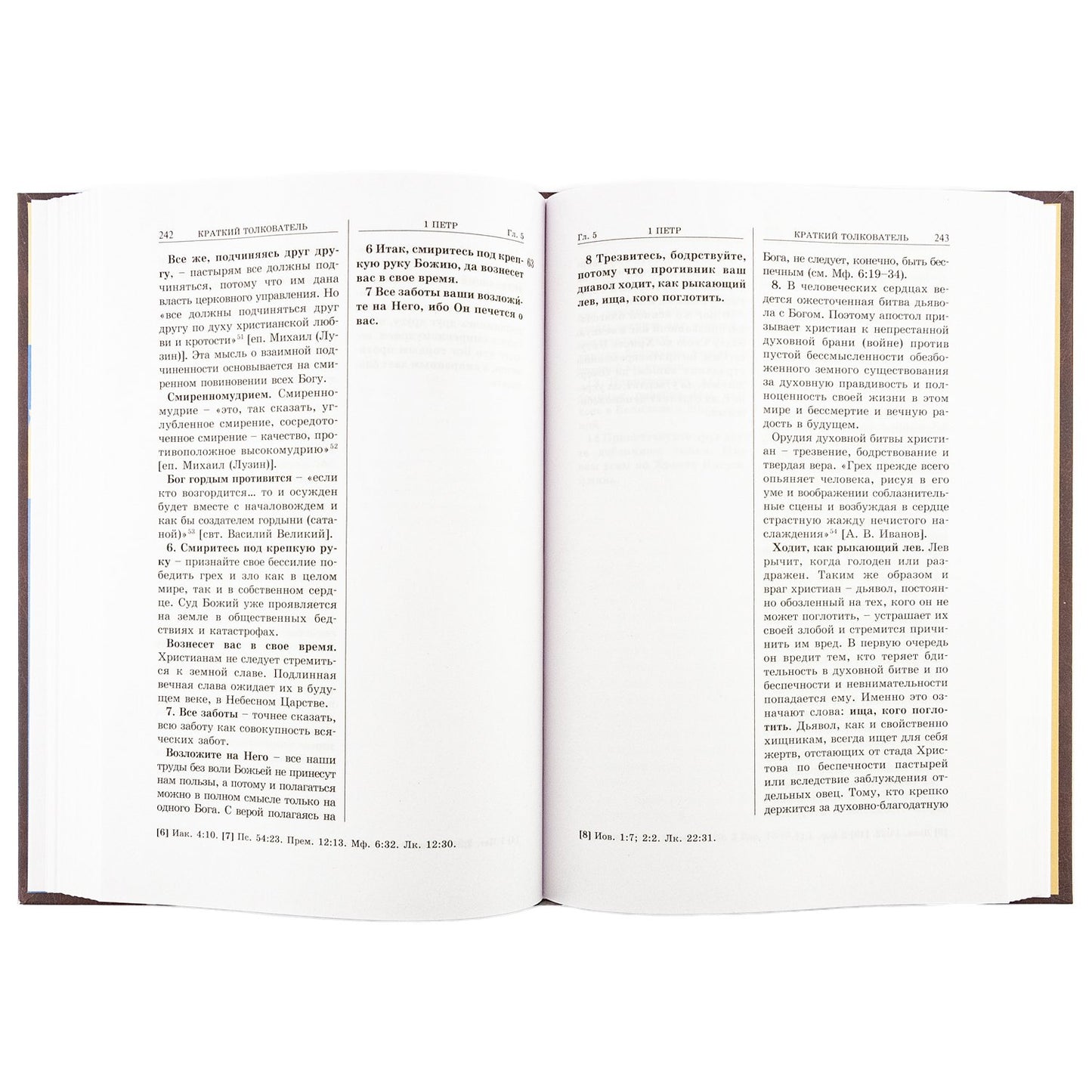 Апостол с кратким толкованием. Ч. 1. Деяния святых апостолов и Соборные послания