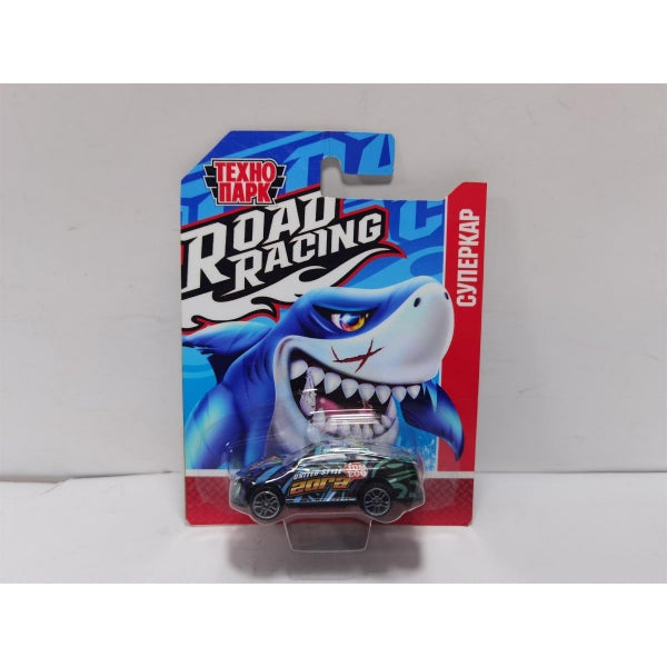 Technoparc. Machine en métal "Road Racing. Superkar Akula" 6,5 cm, dans un assortiment, en blister. art.RR-7-2311I0084-R