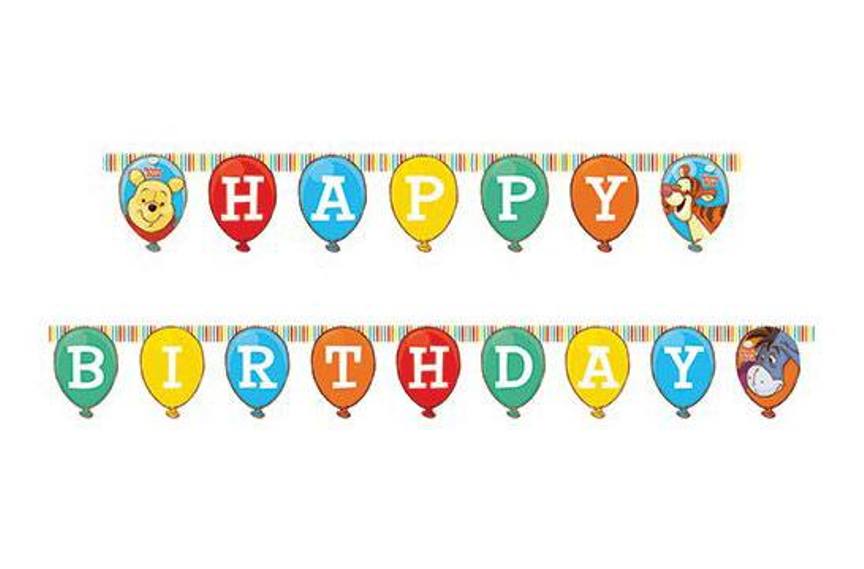Procos. Гирлянда "Винни и Хрюня. Joyeux anniversaire" art.81553