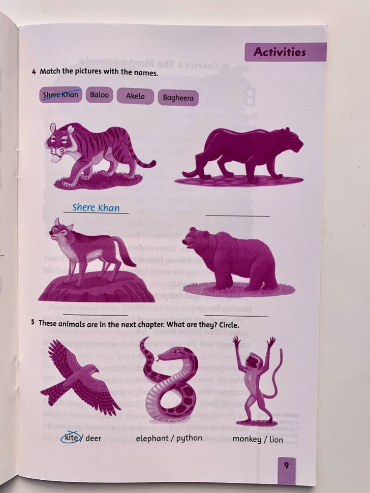 Famille et amis lecteurs 5. Le Livre de la jungle