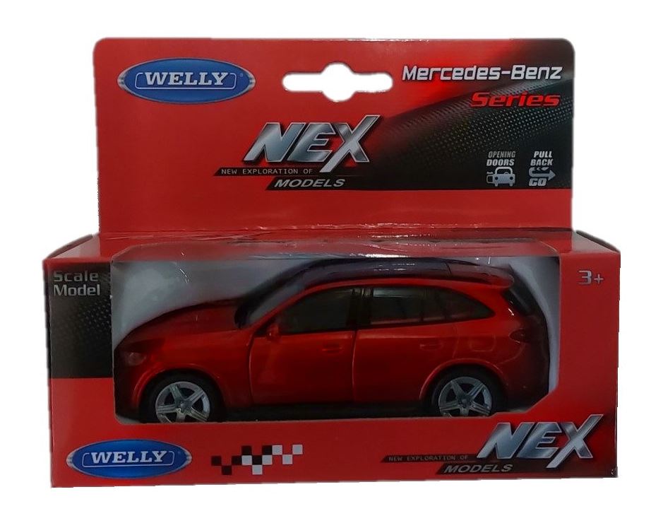 Eh bien. Machine 1:38 "Mercedes-Benz GLC" (AMG Line) rouge art.43838W-RD