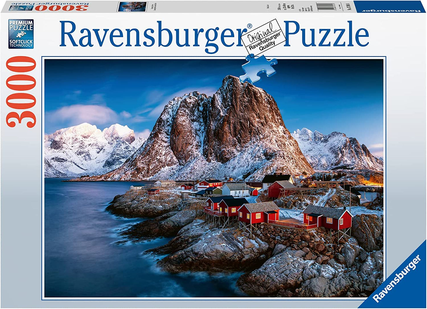 Ravensburger. Пазл карт. 3000 "Хамной, Лофотенские острова" арт.17081