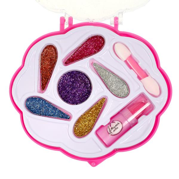 Косметика ДЛЯ ДЕВОЧЕК набор косметики: тени с блестками, помада МИЛАЯ ЛЕДИ в кор.2*180шт