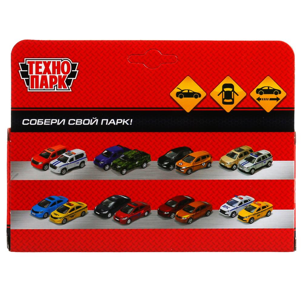 2402-12AMB-WH 303651 Машина металл ГАЗ-2402 "ВОЛГА" СКОРАЯ 12 см, двери, багаж, белая, в кор. Техн