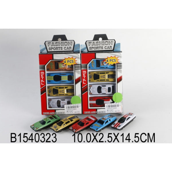 Il s'agit d'une machine en métal de 4 pièces, dans un assortiment. XL804 en cor. dans le cor.4*108наб
