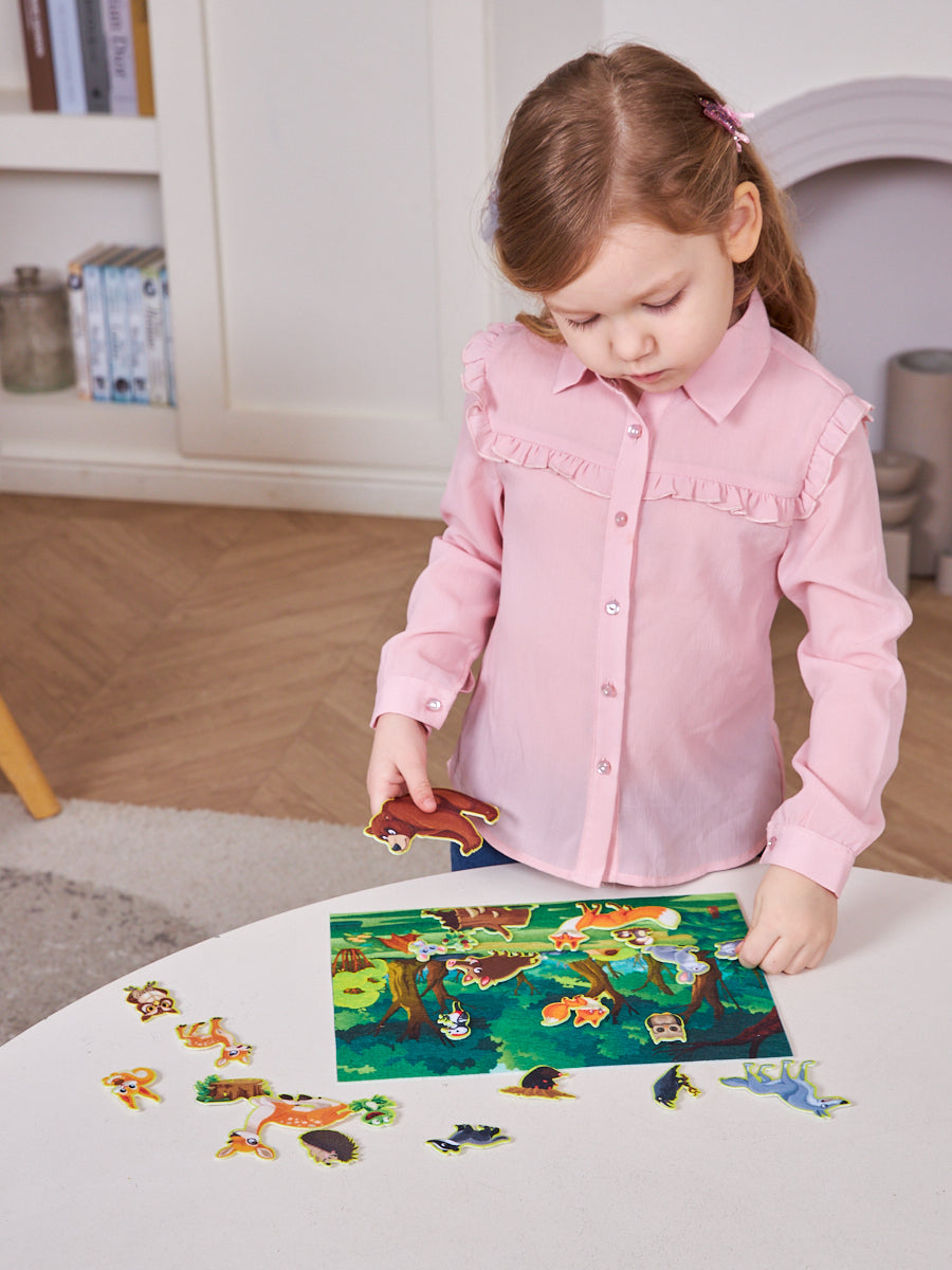 Набор из фетра на липучках "Лес" (европодвес)