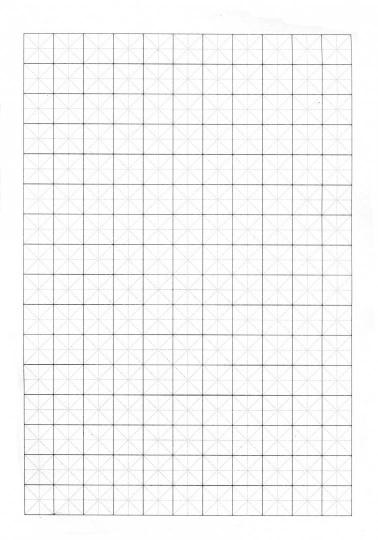 Прописи для китайских иероглифов. А 4. (Крупная клетка)