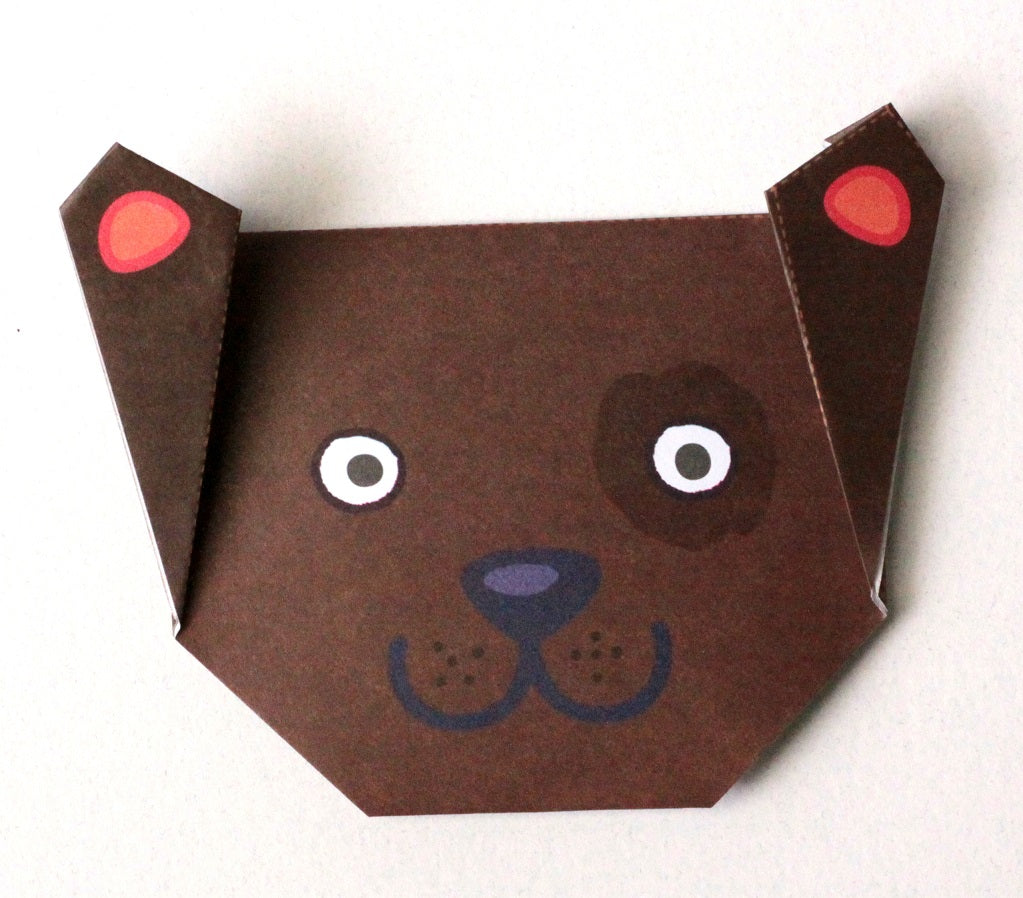 Набор для творчества. Оригами "Дикие зверята"