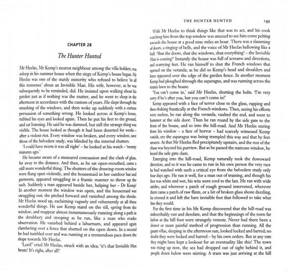 The Invisible Man and The Food of the Gods